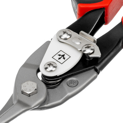 Ножницы по металлу, 250 мм, прямой рез, сталь CRMO, двухкомпонентные рукоятки, PRO Matrix по ценам производителя в Уфе с доставкой по всей России