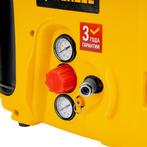 Компрессор воздушный DL1300, 10 бар, 1,3 кВт 180 л/мин 5 л, с набором аксессуаров Denzel по ценам производителя в Уфе с доставкой по всей России