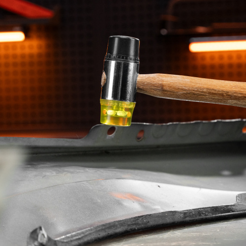 Молоток рихтовочный, бойки 35 мм, комбинированная головка, деревянная ручка Sparta по ценам производителя в Уфе с доставкой по всей России