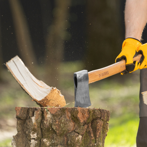 Топор кованый, 900 г, американский тип, буковая рукоятка, 430мм, EFP Denzel по ценам производителя в Уфе с доставкой по всей России