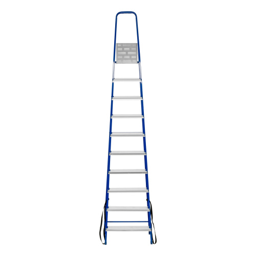 Стремянка, 10 ступеней, стальной профиль, алюминиевые ступени Сибртех по ценам производителя в Уфе с доставкой по всей России