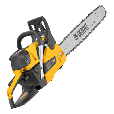 Пила цепная бензиновая DS-5820, шина 50 см, 58 см3, 3.6 л.с, шаг 0,325, паз 1,5 мм, 76 звеньев Denzel по ценам производителя в Уфе с доставкой по всей России