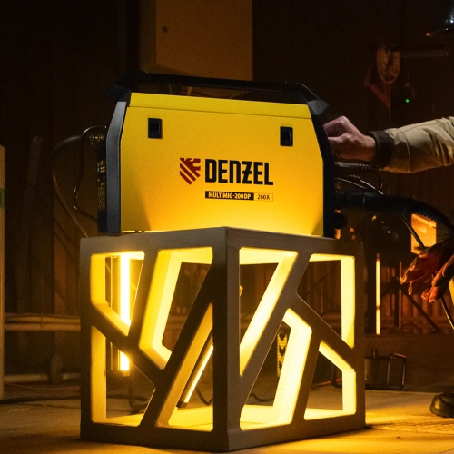 Аппарат инвертор. полуавтомат. сварки MultiMIG-200DP Synergy Double Pulse, 200 А, ПВ 80% Denzel по ценам производителя в Уфе с доставкой по всей России