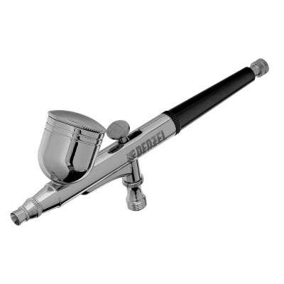 Аэрограф с верхним бачком AB1, 0.2/0.3/0.5 мм, 7 мл, 9 л/мин Denzel по ценам производителя в Уфе с доставкой по всей России