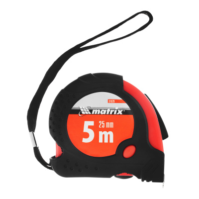 Рулетка Status Magnet fixation,5 м х 25 мм,обрезиненный корпус,зацеп с магнитом Matrix по ценам производителя в Уфе с доставкой по всей России