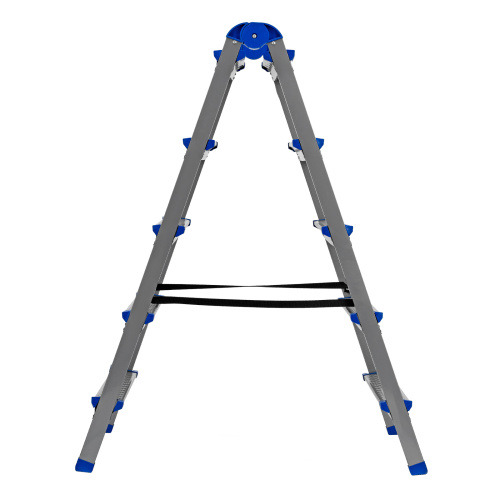 Стремянка двухсторонняя 5 ступеней, сталь профиль, стальные ступени, Сибртех по ценам производителя в Уфе с доставкой по всей России