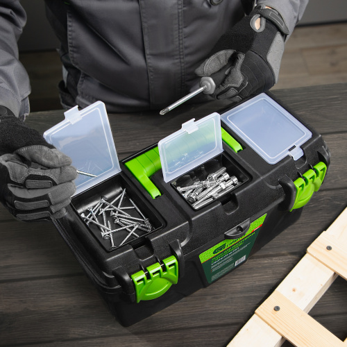 Ящик для инструментов 16”, с органайзерами Сибртех по ценам производителя в Уфе с доставкой по всей России