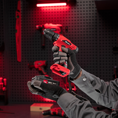 Дрель-шуруповерт аккумуляторная MCDL-18-02, Li-Ion, 18 В, 2 акк. MTX по ценам производителя в Уфе с доставкой по всей России