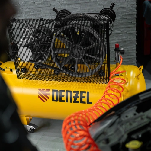 Компрессор воздушный рем. привод BCV 5500-T/270, 5,5 кВт, 270 литров, 850 л/мин Denzel по ценам производителя в Уфе с доставкой по всей России