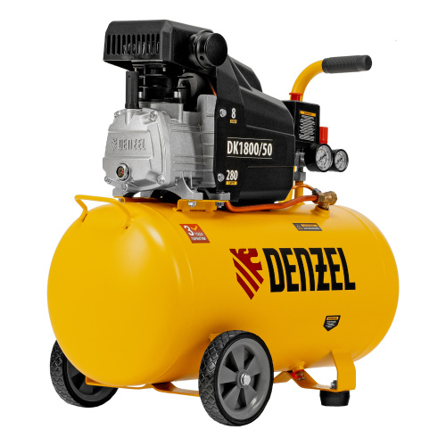 Компрессор воздушный DK1800/50, Х-PRO 1.8 кВт, 280л/мин, 50л Denzel по ценам производителя в Уфе с доставкой по всей России