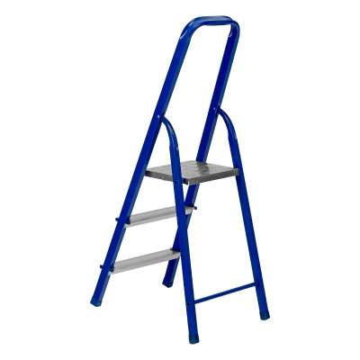 Стремянка, 3 ступени, стальной профиль, алюминиевые ступени Сибртех по ценам производителя в Уфе с доставкой по всей России
