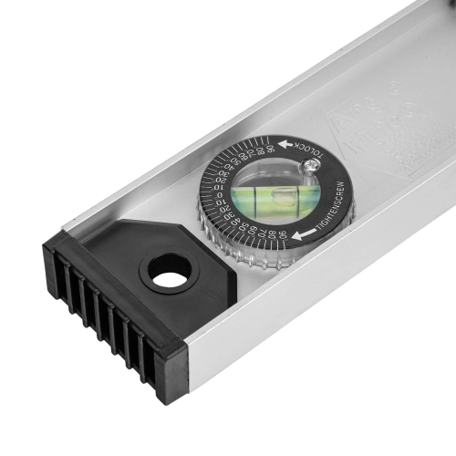 Уровень алюминиевый "Рельс", 400 мм, 3 глазка (1 поворотный) Matrix по ценам производителя в Уфе с доставкой по всей России