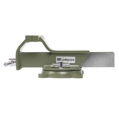 Тиски слесарные, 150 мм, стальные, поворотные Сибртех по ценам производителя в Уфе с доставкой по всей России