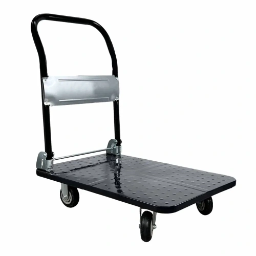 Тележка платформенная 950 кг TOR PH950 (1100х650) со складной ручкой (резиновые колеса 150 мм) по ценам производителя в Уфе с доставкой по всей России