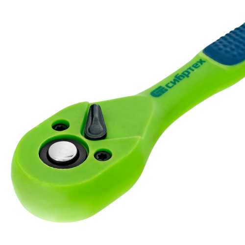 Ключ-трещотка 1/4", CrV, 72 зуба, с быстрым сбросом Сибртех по ценам производителя в Уфе с доставкой по всей России