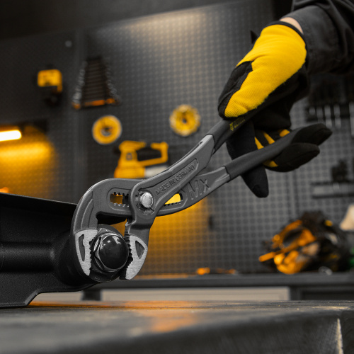 Клещи переставные, кнопочный механизм, обливные рукоятки, 300 мм Denzel по ценам производителя в Уфе с доставкой по всей России