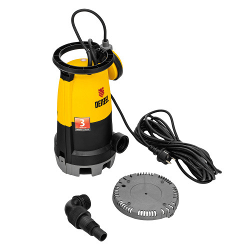 Дренажный насос для чистой и грязной воды DP450S, 450 Вт, напор 6 м, 12000 л/ч Denzel по ценам производителя в Уфе с доставкой по всей России