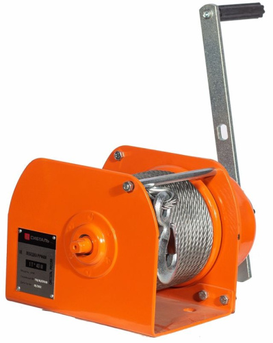 Лебедка барабанная ручная JHW 3т 40 м СибТаль купить в Москве с доставкой по всей России | ProtosMarket.ru