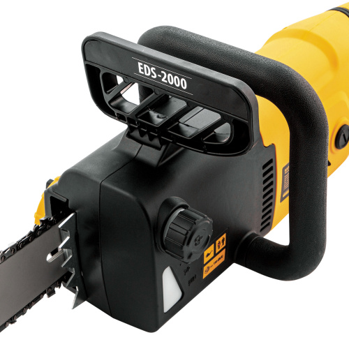 Пила цепная электрическая EDS-2000, 2 кВт,продольная, шина 40 см, шаг 3/8, паз 1.3 мм, 56 звеньев Denzel по ценам производителя в Уфе с доставкой по всей России