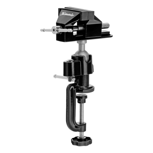 Тиски настольные, многофункциональные, сменная насадка, хомут для дрели, шарнирный механизм, 70 мм Matrix по ценам производителя в Уфе с доставкой по всей России