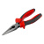 Длинногубцы прямые, 180 мм, хром-ванадий, двухкомпонентные рукоятки Matrix по ценам производителя в Уфе с доставкой по всей России