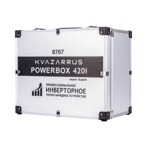Инверторное пуско-зарядное устройство KVAZARRUS PowerBox 420i, таймер, алюминиевый кейс купить в Москве с доставкой по всей России | ProtosMarket.ru