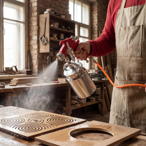 Краскораспылитель HP пневмат. с нижним бачком V= 1 л, сопло диаметром 1.8 мм Matrix по ценам производителя в Уфе с доставкой по всей России