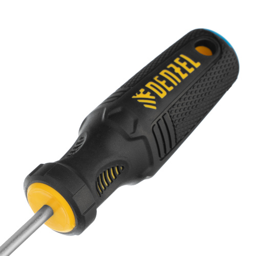 Отвертка SL4х100 мм, CrV, трехкомпонентная рукоятка Denzel по ценам производителя в Уфе с доставкой по всей России