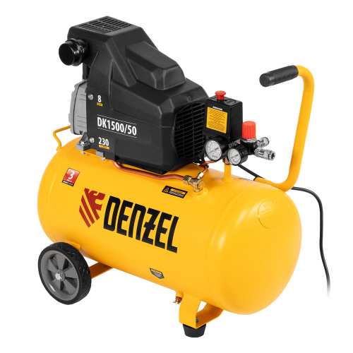 Компрессор воздушный DK1500/50, Х-PRO 1.5 кВт, 230 л/мин, 50 л Denzel по ценам производителя в Уфе с доставкой по всей России