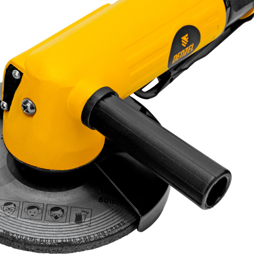 Пневматическая углошлифовальная машина AG125, 11000 об/мин, 125 мм, 186 л/мин Denzel по ценам производителя в Уфе с доставкой по всей России