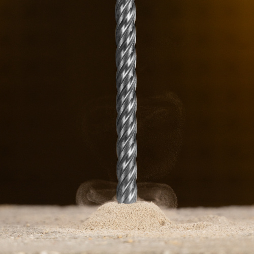 Бур по бетону, цельная крестовая пластина, 10x315 мм, SDS PLUS Denzel по ценам производителя в Уфе с доставкой по всей России