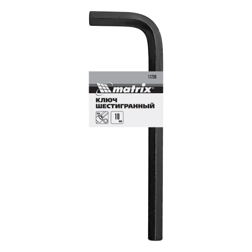 Ключ имбусовый HEX, 10 мм, CrV Matrix по ценам производителя в Уфе с доставкой по всей России