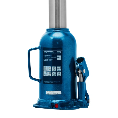 Домкрат гидравлический бутылочный, 20 т, h подъема 235-445 мм Stels по ценам производителя в Уфе с доставкой по всей России