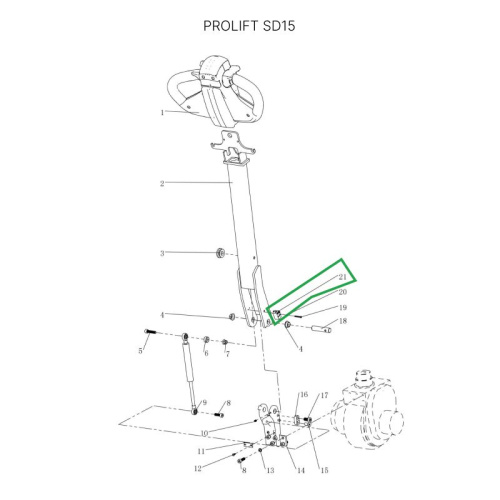 Датчик положения ручки для штабелеров SDR 1-1,2 т, SDR1635, для тележек SD15 по ценам производителя в Уфе с доставкой по всей России