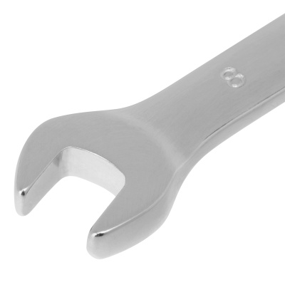 Ключ комбинированный трещоточный, 8 мм, CrV, зеркальный хром Matrix Professional по ценам производителя в Уфе с доставкой по всей России