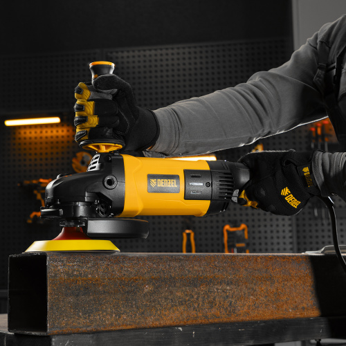 Машина шлифовальная угловая AG230-2400, 2400 Вт, 230 мм, 6000 об/мин Denzel по ценам производителя в Уфе с доставкой по всей России