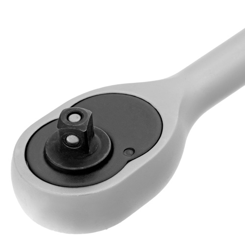 Ключ-трещотка 3/8", 45 зубьев, с быстрым сбросом, матовый хром Сибртех по ценам производителя в Уфе с доставкой по всей России