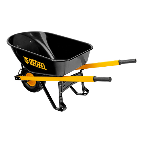 Тачка строительная, усиленная, объем 140 л, 230 кг, колесо 15х6.00-6 Denzel по ценам производителя в Уфе с доставкой по всей России