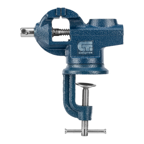 Тиски слесарные, настольные, поворотные, ширина рабочих губок 65 мм, наковальня Сибртех по ценам производителя в Уфе с доставкой по всей России