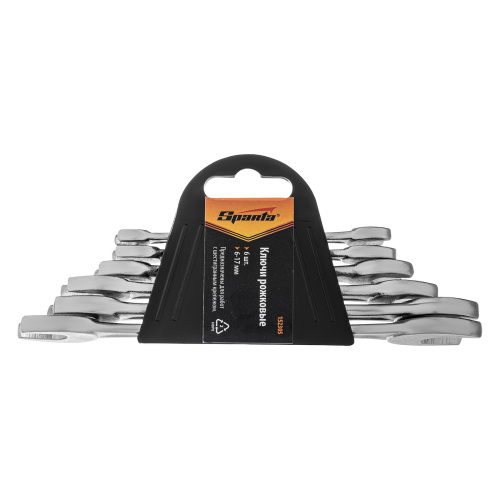 Набор ключей рожковых, 6 х 17 мм, 6 шт, хромированные Sparta по ценам производителя в Уфе с доставкой по всей России