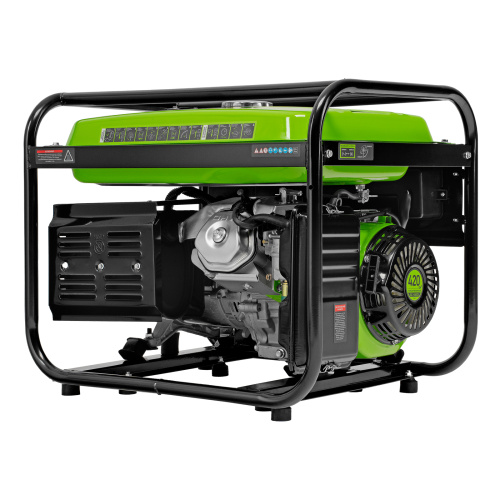 Генератор бензиновый БС-6500Э, 5.5 кВт, 230В, четырехтактный, 25 л, электростартер Сибртех по ценам производителя в Уфе с доставкой по всей России