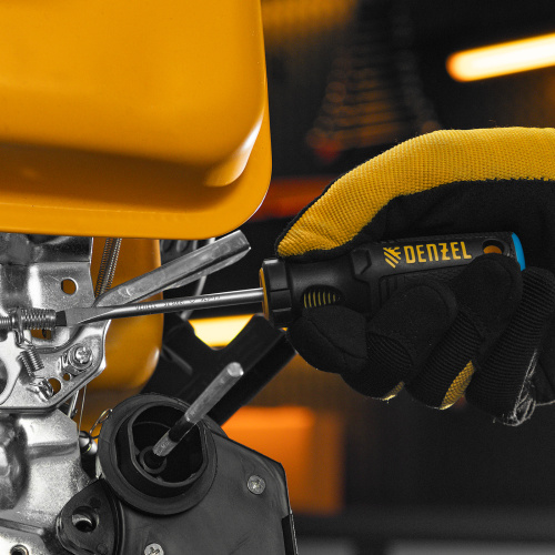 Отвертка, SL5x75 мм, S2, 3к рукоятка Denzel по ценам производителя в Уфе с доставкой по всей России