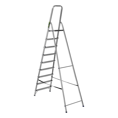 Стремянка, 9 ступеней, алюминиевая, Сибртех по ценам производителя в Уфе с доставкой по всей России