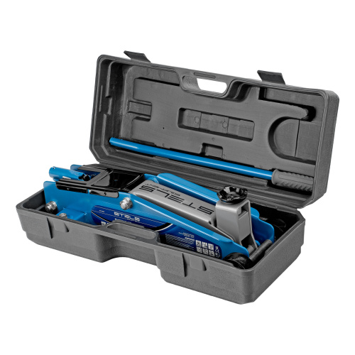 Домкрат гидравлический подкатной, высокий подъем, 3т, SUV, 190-535 мм, в кейсе Stels по ценам производителя в Уфе с доставкой по всей России