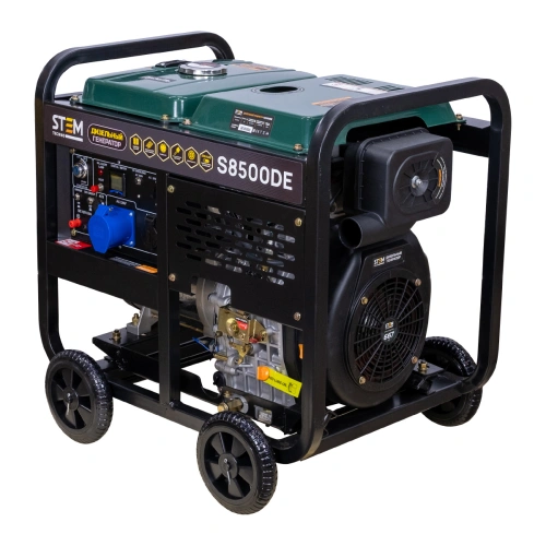 Генератор дизельный STEM Techno S8500DE (8,5кВт, электростартер, дисплей, подогрев, АВР) по ценам производителя в Уфе с доставкой по всей России