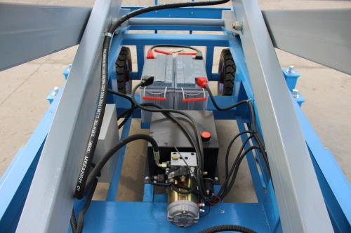 Подъемник ножничный передвижной аккумуляторный 500 кг, 12/14 м, 24/85 В/Ач TOR SJY-0,5-12 DC по ценам производителя в Уфе с доставкой по всей России