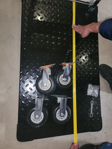 Тележка платформенная 950 кг TOR PH950 (1100х650) со складной ручкой (резиновые колеса 150 мм) по ценам производителя в Уфе с доставкой по всей России