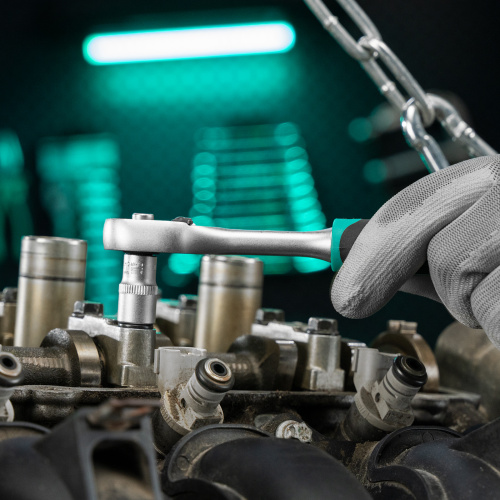 Набор инструментов, 1/4", CrV, пластиковый кейс 57 предметов Stels по ценам производителя в Уфе с доставкой по всей России