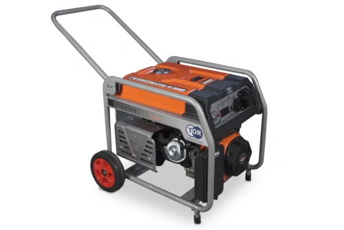 Генератор бензиновый 8,0 кВт 220В 27 л с электростартером и колесами TOR KM11000H по ценам производителя в Уфе с доставкой по всей России