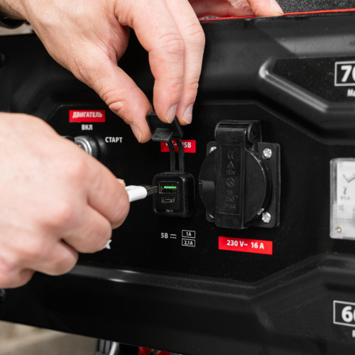 Генератор бензиновый RS-9000E, 7 кВт, 230В, электростартер MTX по ценам производителя в Уфе с доставкой по всей России